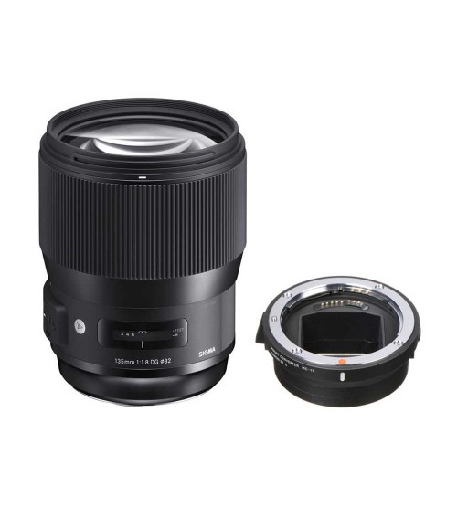 Sigma For Canon 135mm f/1.8 DG HSM Art Lens with MC-11 Mount Converter/Lens Adapter